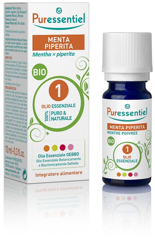 PURESSENTIEL MENTA PIPERITA OLIO ESSENZIALE BIO 10 ML - Farmacia Dott. Pasquale Russo