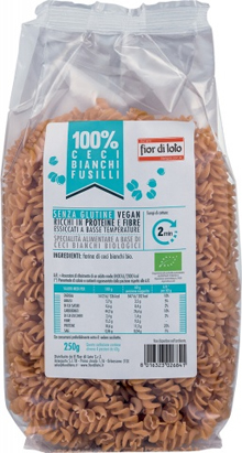 FUSILLI DI CECI BIANCHI BIO 250 G - Farmacia Dott. Pasquale Russo