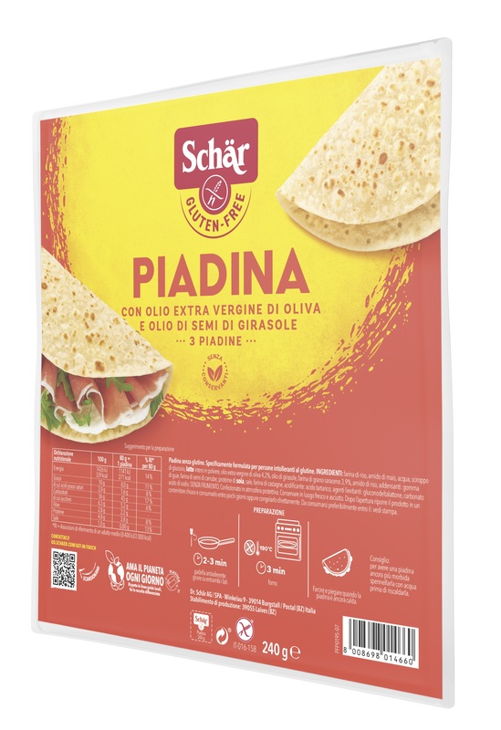 SCHAR PIADINA 3 PEZZI DA 80 G - Farmacia Dott. Pasquale Russo