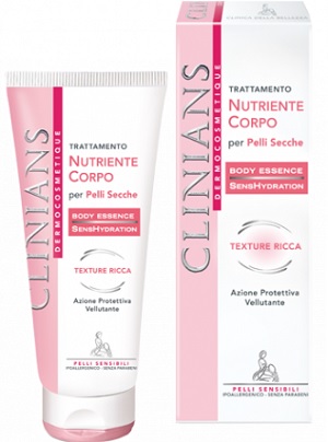 CLINIANS DERMOCOSMETIQUE TRATTAMENTO NUTRIENTE CORPO 200 ML - Farmacia Dott. Pasquale Russo