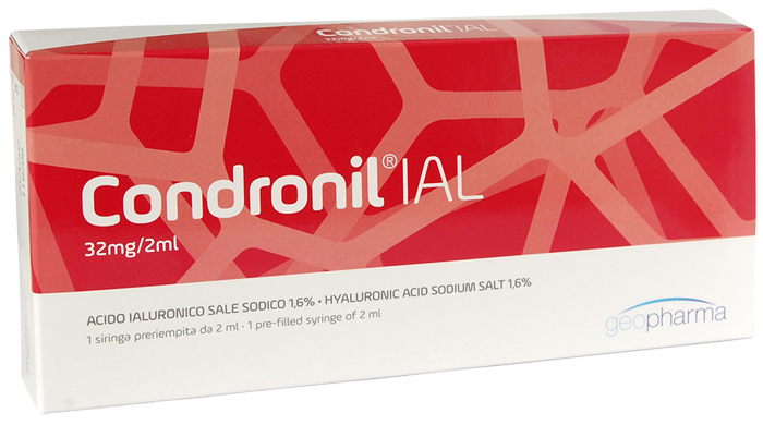 SIRINGA INTRA-ARTICOLARE CONDRONIL IAL ACIDO IALURONICO 1,6% 2 ML - Farmacia Dott. Pasquale Russo