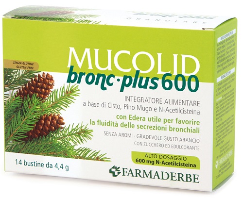 MUCOLID BRONC PLUS 600 14 BUSTINE - Farmacia Dott. Pasquale Russo
