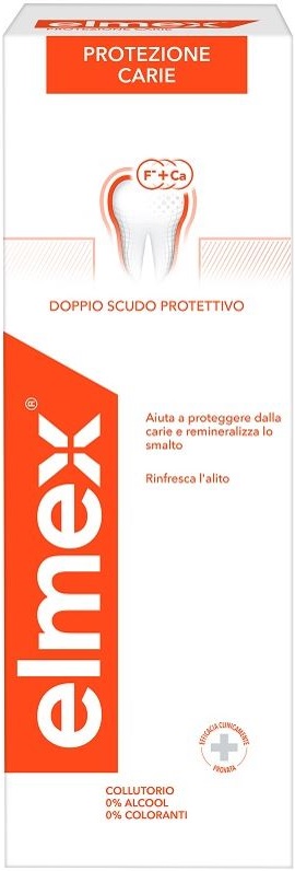 ELMEX PROTEZIONE CARIE COLLUTORIO FLUORURO AMMINICO 400 ML - Farmacia Dott. Pasquale Russo