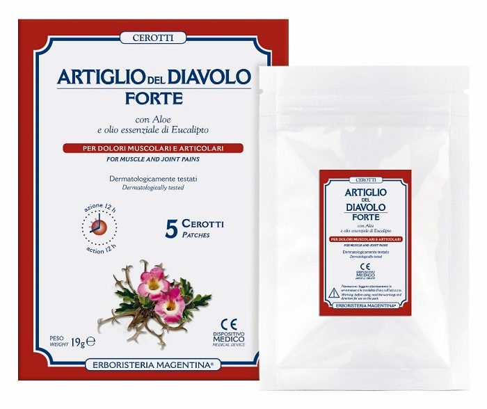 ARTIGLIO DEL DIAVOLO FORTE CEROTTO 5 PEZZI - Farmacia Dott. Pasquale Russo