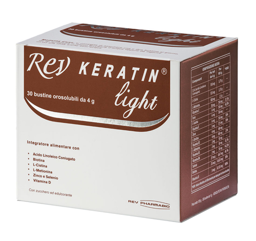 REV KERATIN LIGHT 30 BUSTE 120 G - Farmacia Dott. Pasquale Russo