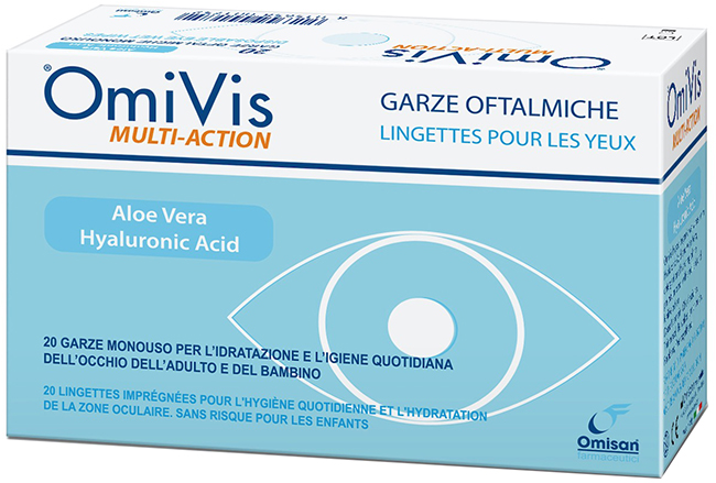 GARZE OFTALMICHE OMIVIS 20 PEZZI - Farmacia Dott. Pasquale Russo