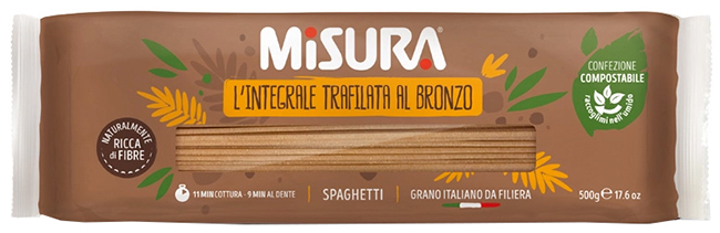 MISURA SPAGHETTI INTEGRALI CON GERME DI GRANO 500 G - Farmacia Dott. Pasquale Russo