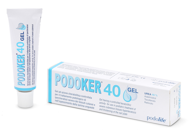 PODOKER 40 GEL AZIONE CHERATOLITICA TUBO DA 30 ML CON APPLICATORE - Farmacia Dott. Pasquale Russo