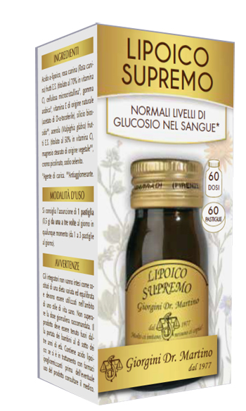LIPOICO SUPREMO 60 PASTIGLIE - Farmacia Dott. Pasquale Russo