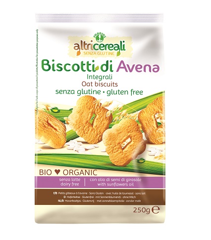 ALTRICEREALI BISCOTTI ALL'AVENA INTEGRALI 250 G - Farmacia Dott. Pasquale Russo