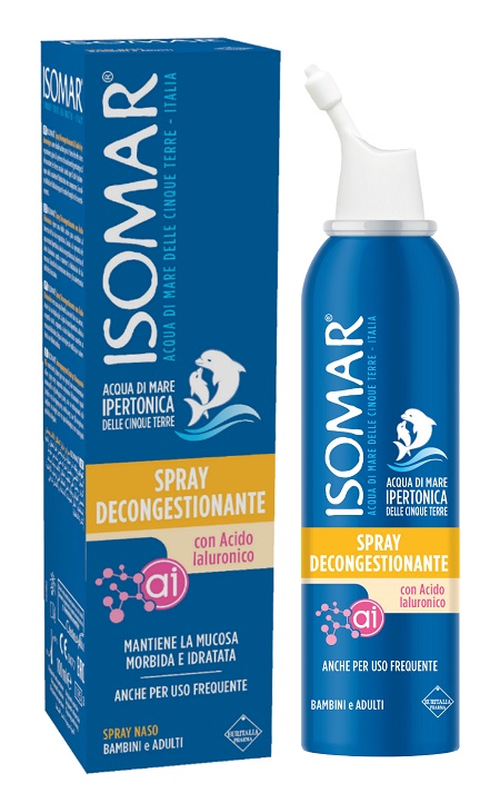 ISOMAR SPRAY DECONGESTIONANTE ACIDO IALURONICO 100 ML - Farmacia Dott. Pasquale Russo