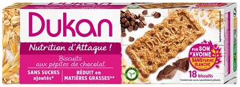 DUKAN EXPERT BISCOTTO CRUSCA GOCCE DI CIOCCOLATO 225 G - Farmacia Dott. Pasquale Russo