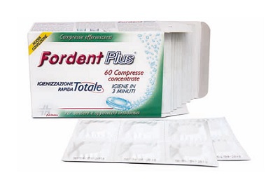 FORDENT PLUS 60 COMPRESSE CONCENTRATE PER DENTIERE E APPARECCHI ORTODONTICI - Farmacia Dott. Pasquale Russo