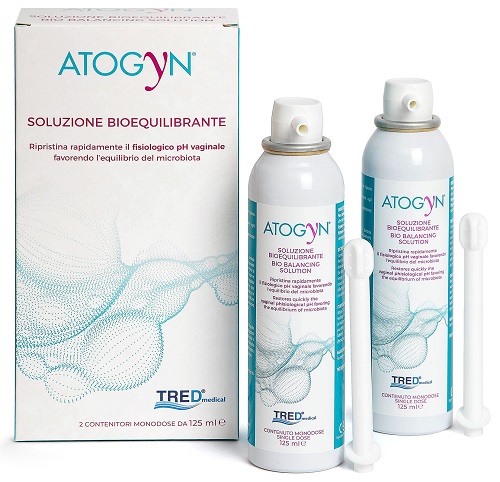 ATOGYN DISPOSITIVO IGIENE VAGINALE E RIPRISTINO PH FISIOLOGICO BAG ON VALVE 2 PEZZI DA 125ML - Farmacia Dott. Pasquale Russo