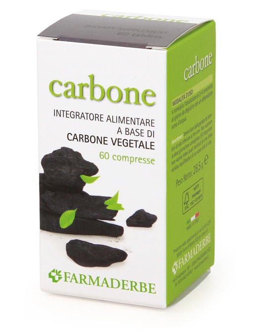 CARBONE VEGETALE 60 COMPRESSE - Farmacia Dott. Pasquale Russo
