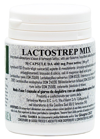 LACTOSTREP MIX 500 MACERATO GLICERICO 50 CAPSULE - Farmacia Dott. Pasquale Russo