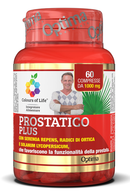 COLOURS OF LIFE PROSTATICO PLUS 60 COMPRESSE 1000 MG - Farmacia Dott. Pasquale Russo