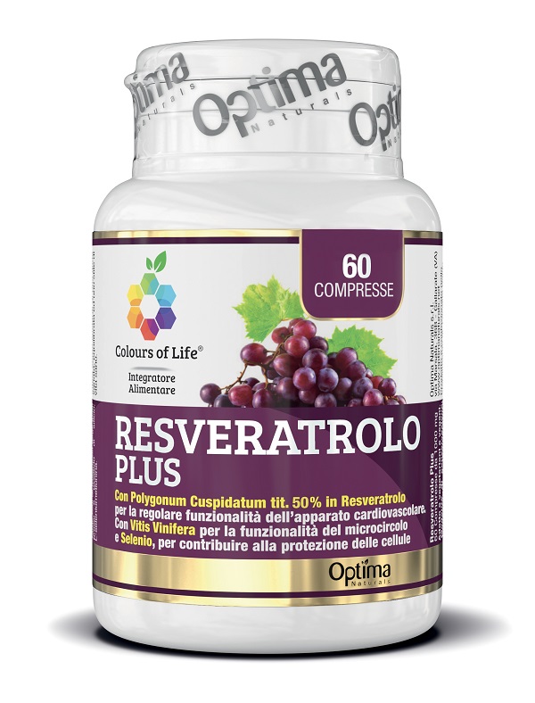 COLOURS OF LIFE RESVERATROLO PLUS 60 COMPRESSE 1000 MG - Farmacia Dott. Pasquale Russo