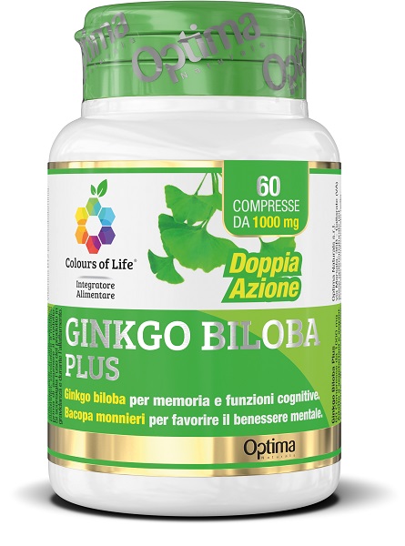 COLORUS OF LIFE GINKGO BILOBA PLUS 60 COMPRESSE 1000 MG - Farmacia Dott. Pasquale Russo