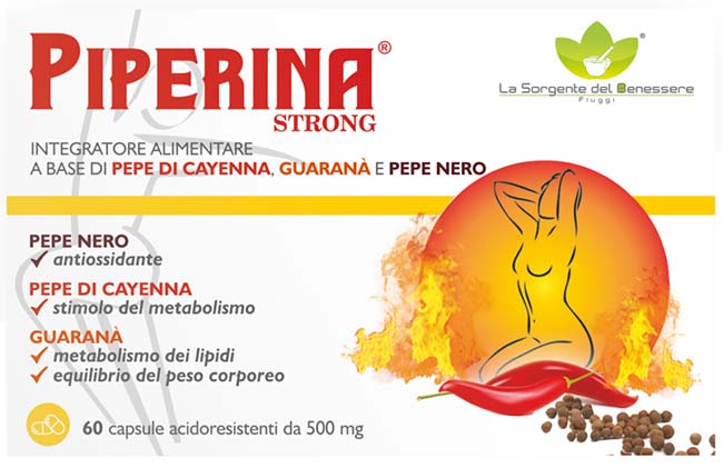 PIPERINA STRONG 60 CAPSULE - Farmacia Dott. Pasquale Russo