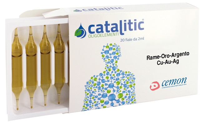 CATALITIC OLIGOELEMENTI RAME ORO ARGENTO CU-AU-AG 20 AMPOLLE - Farmacia Dott. Pasquale Russo