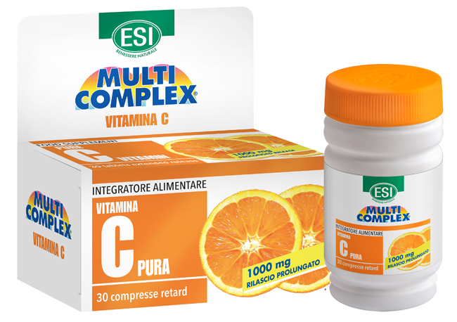 ESI MULTICOMPLEX VITAMINA C PURA 1000 MG RETARD 30 COMPRESSE - Farmacia Dott. Pasquale Russo