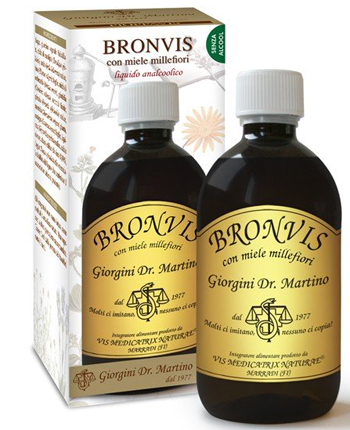 BRONVIS CON MIELE MILLEFIORI 500 ML - Farmacia Dott. Pasquale Russo