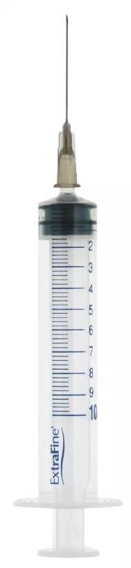 SIRINGA EXTRAFINE IPODERMICA 10 ML AGO 12 GAUGE 22 - Farmacia Dott. Pasquale Russo