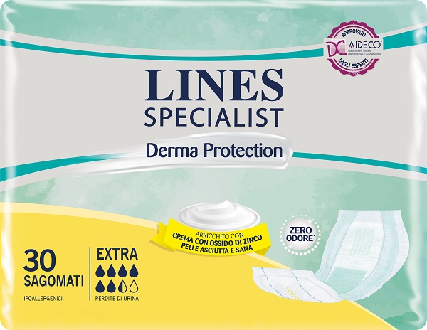 LINES SPECIALIST DERM PANNOLONE SAGOMATO EXTRA 30 PEZZI - Farmacia Dott. Pasquale Russo