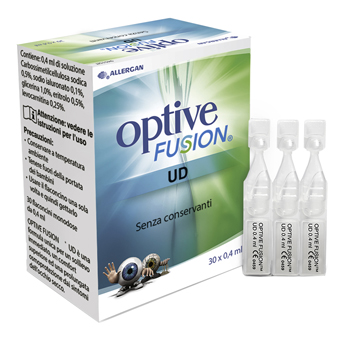 OPTIVE FUSION UD SOLUZIONE OFTALMICA STERILE 30 FLACONCINI MONODOSE 0,4 ML - Farmacia Dott. Pasquale Russo