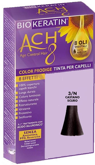 BIOKERATIN ACH8 COLOR PRODIGE 3/N CASTANO SCURO - Farmacia Dott. Pasquale Russo