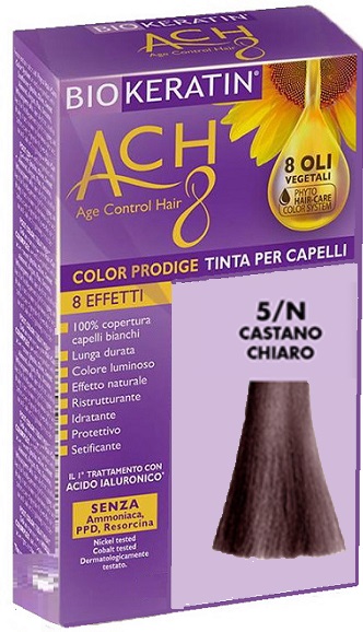 BIOKERATIN ACH8 COLOR PRODIGE 5/N CASTANO CHIARO - Farmacia Dott. Pasquale Russo