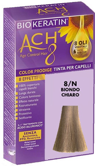 BIOKERATIN ACH8 COLOR PRODIGE 8/N BIONDO CHIARO - Farmacia Dott. Pasquale Russo
