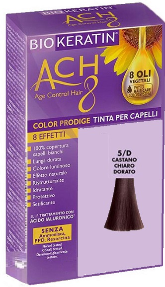 BIOKERATIN ACH8 COLOR PRODIGE 5/D CASTANO CHIARO DORATO - Farmacia Dott. Pasquale Russo