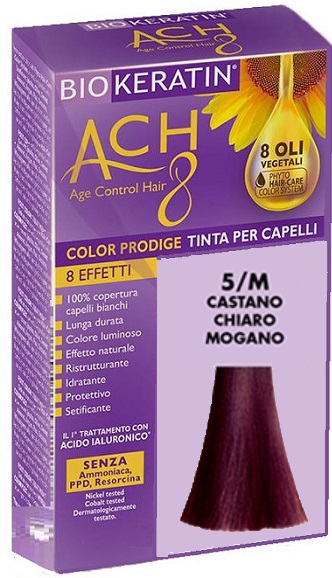 BIOKERATIN ACH8 COLOR PRODIGE 5/M CASTANO CHIARO MOGANO - Farmacia Dott. Pasquale Russo