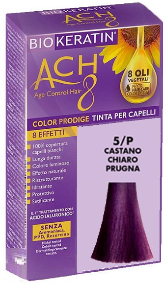 BIOKERATIN ACH8 COLOR PRODIGE 5/P CASTANO CHIARO PRUGNA - Farmacia Dott. Pasquale Russo