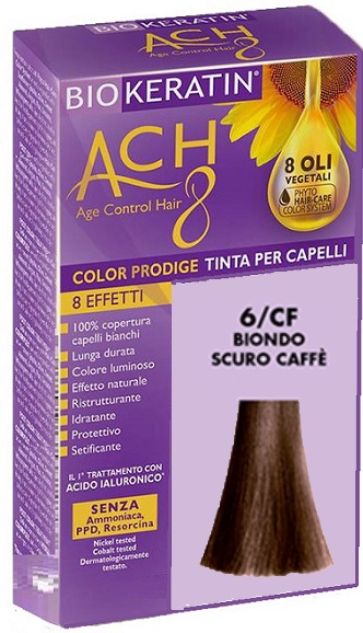 BIOKERATIN ACH8 COLOR PRODIGE 6/CF BIONDO SCURO CAFFE' - Farmacia Dott. Pasquale Russo