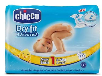 CH DRY FIT ADVANCE NEW BORN 27 PEZZI - Farmacia Dott. Pasquale Russo