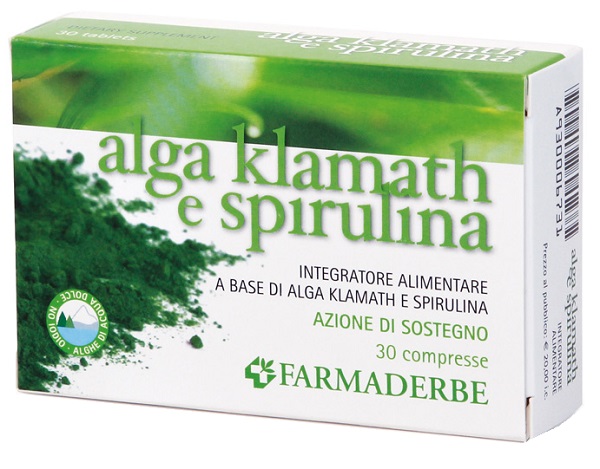 ALGA KLAMATH E SPIRULINA 30 COMPRESSE - Farmacia Dott. Pasquale Russo
