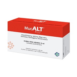 MUCALT FLU 8 ORAL STICK MONODOSE - Farmacia Dott. Pasquale Russo