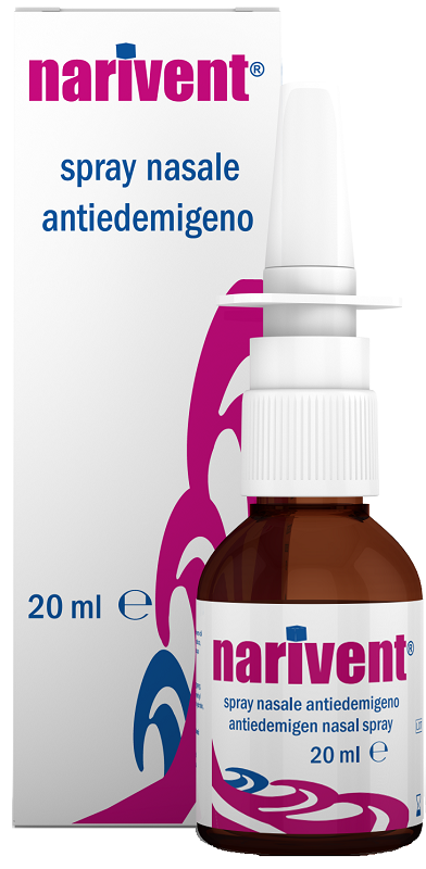 SPRAY NASALE ANTIEDEMIGENO NARIVENT FLACONE 20 ML - Farmacia Dott. Pasquale Russo