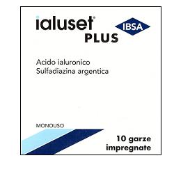 GARZA IMPREGNATA IALUSET FERITE E USTIONI NON INFETTE 10X10 CM 10 PEZZI - Farmacia Dott. Pasquale Russo