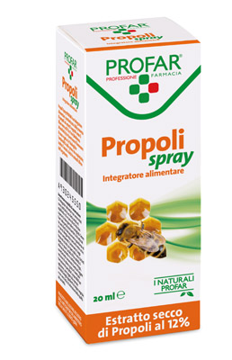 PROPOLI SPRAY ESTRATTO SECCO 12% 20 ML PROFAR - Farmacia Dott. Pasquale Russo