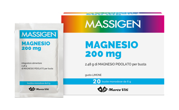 MASSIGEN MAGNESIO 20 BUSTINE - Farmacia Dott. Pasquale Russo