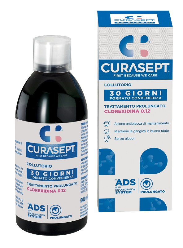 CURASEPT ADS COLLUTORIO 0,12 500 ML - Farmacia Dott. Pasquale Russo