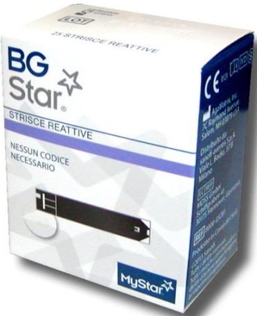 STRISCE REATTIVE MISURAZIONE GLICEMIA BGSTAR MYSTAR 50 PEZZI - Farmacia Dott. Pasquale Russo