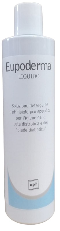 EUPODERMA LIQUIDO SOLUZIONE DETERGENTE PER PIEDE DIABETICO 300 ML - Farmacia Dott. Pasquale Russo