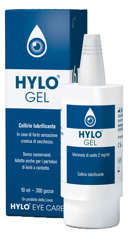 HYLO-GEL COLLIRIO LUBRIFICANTE ACIDO IALURONICO 0,2% 10 ML - Farmacia Dott. Pasquale Russo