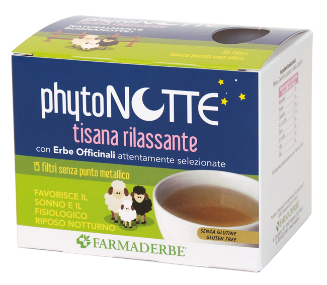 PHYTO NOTTE TISANA RILASSANTE 15 FILTRI DA 18 G - Farmacia Dott. Pasquale Russo