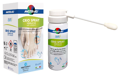CRIO SPRAY VERRUCHE MASTER-AID FOOTCARE 50 ML E1 - Farmacia Dott. Pasquale Russo